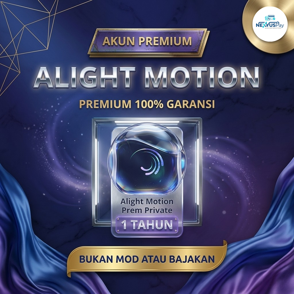 ALIGHT MOTION PREMIUM 1 TAHUN PRIVATE 100% FULL GARANSI